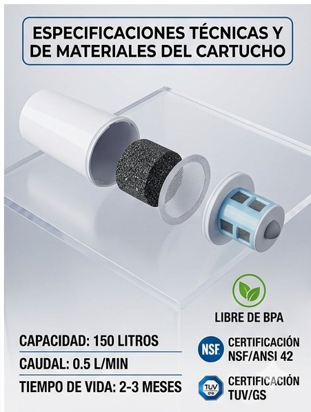 CARTUCHO REPUESTO JARRA FILTRANTE GRIVAL