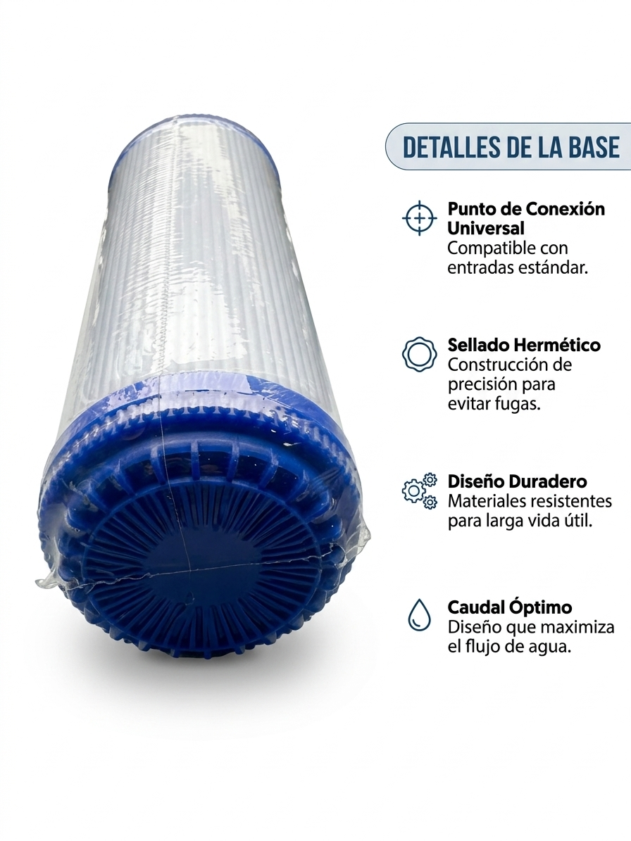 FILTRO PURIFICADOR ESTANDAR DE SEDIMENTOS POLIPROPILENO CARCASA 10"