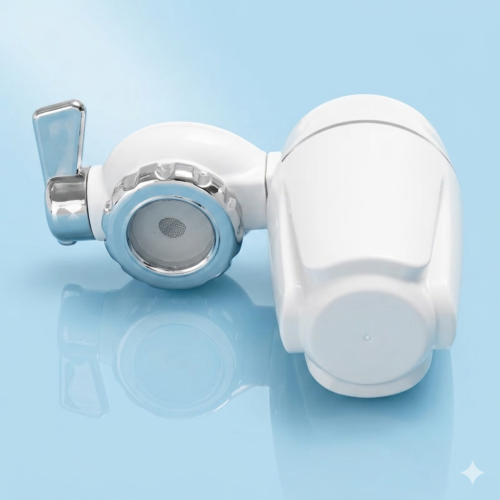 FILTRO DE AGUA PARA GRIFO CON CARTUCHO CERAMICO PURIFICADOR
